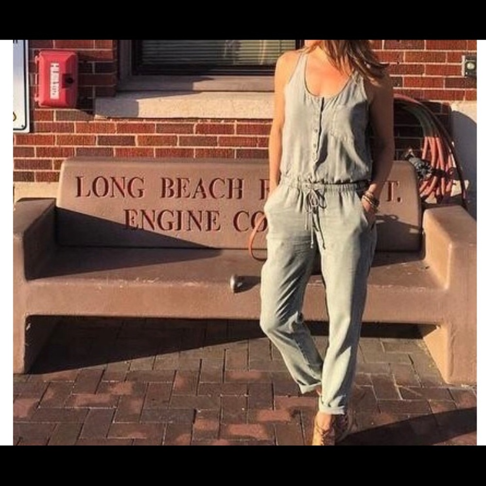 Olive Green Pant Jumpsuit